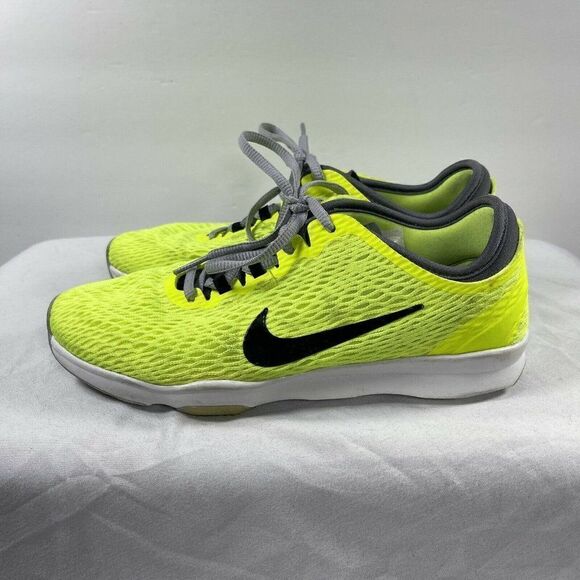 Nike Womens Zoom Fit Training Running Volt Green/Black Athletic Shoe Size 5.5 - Picture 2 of 9